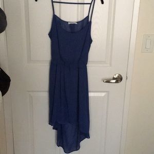 Blue High Low Dress